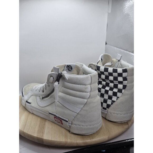 Size 13 - VANS Sk8-Hi CAP LX Reissue White Checkerboard 2018 Mens Sneakers - Picture 7 of 9